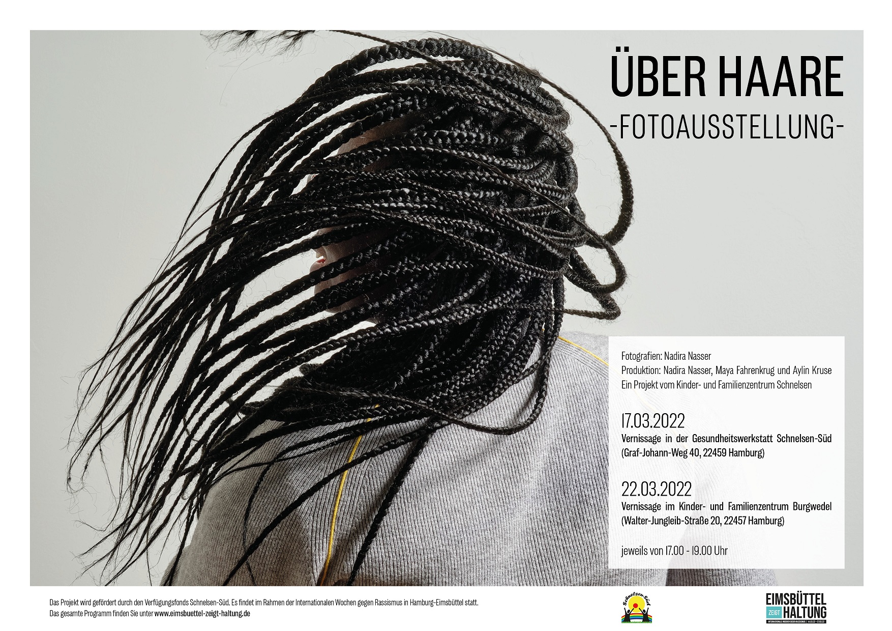 Plakat Über Haare klein